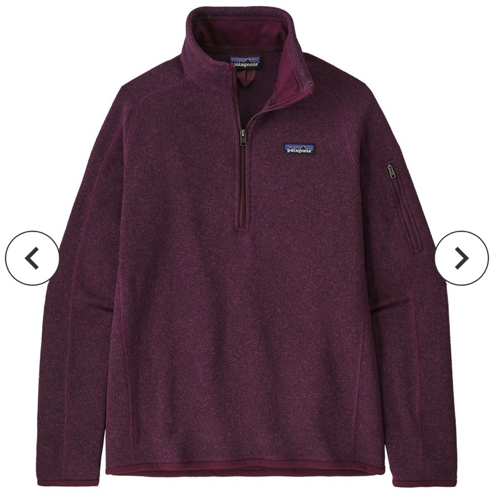 EUC Patagonia Better Sweater 1/4 zip fleece pullover